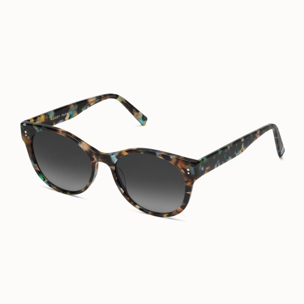 Warby Parker Annika Sunglasses in Aventurine Tortoise
